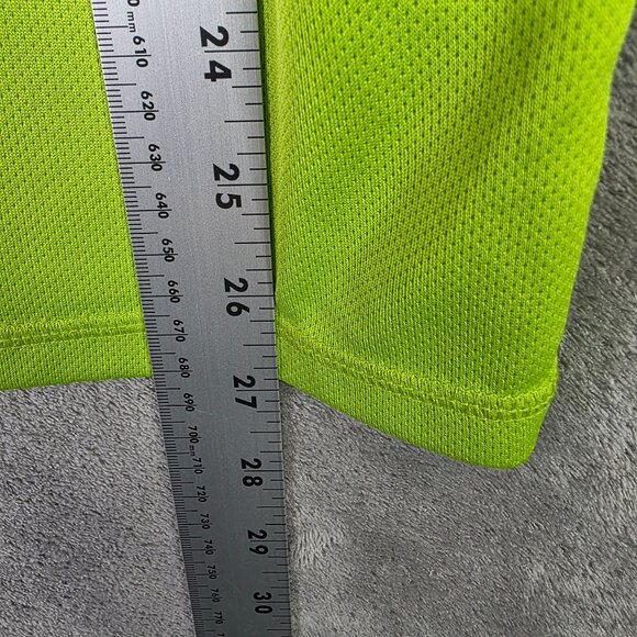 Womens Xersion Green Shirt V Neck Short Sleeve 100% Polyester Size 2X - Picture 9 of 10